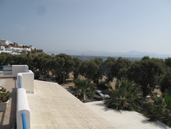 Griekenland Paros Hotel uitzicht