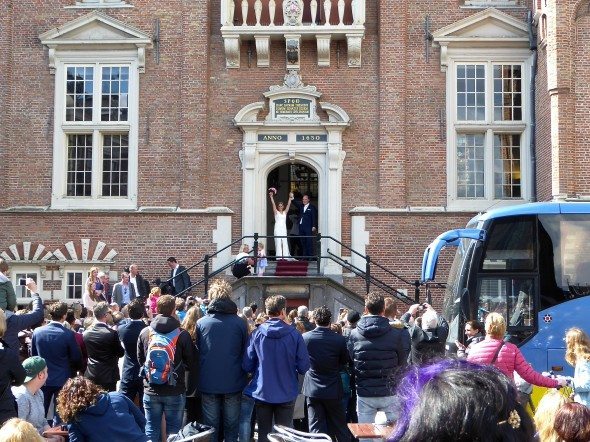 Bruiloft stadshuis Haarlem 