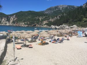 Korfoe Liapades strand Corfu