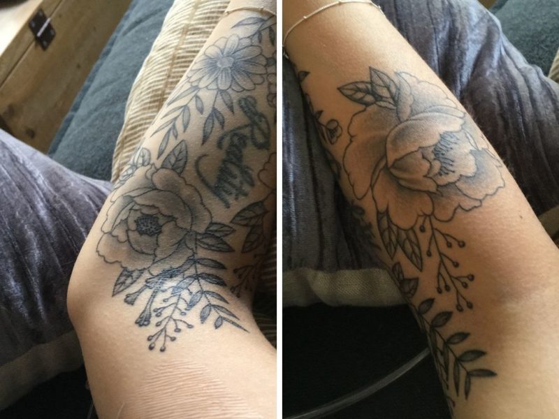 Nieuwe tattoo arm