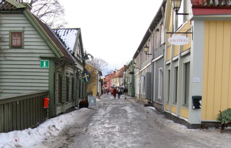 Zweden Sigtuna winter 15 jaar